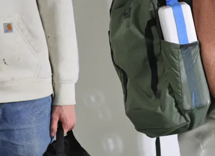 lunchbox design with backpacks